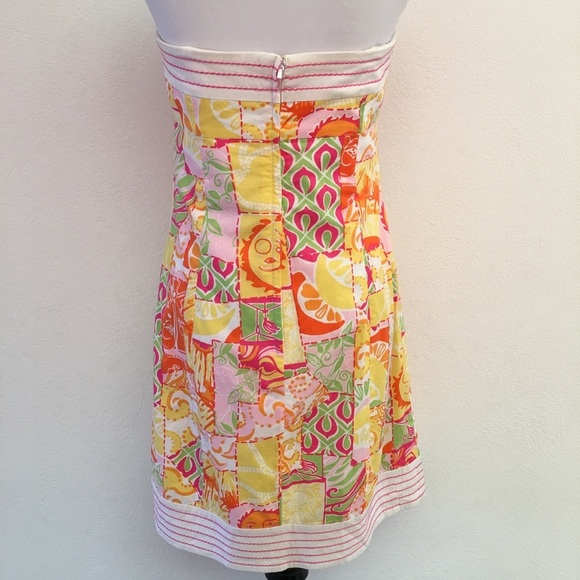 Lilly Pulitzer Strapless Dress size 4 - Picture 5 of 8